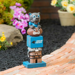 Carolina Panthers Tiki Team Totem Garden Statue