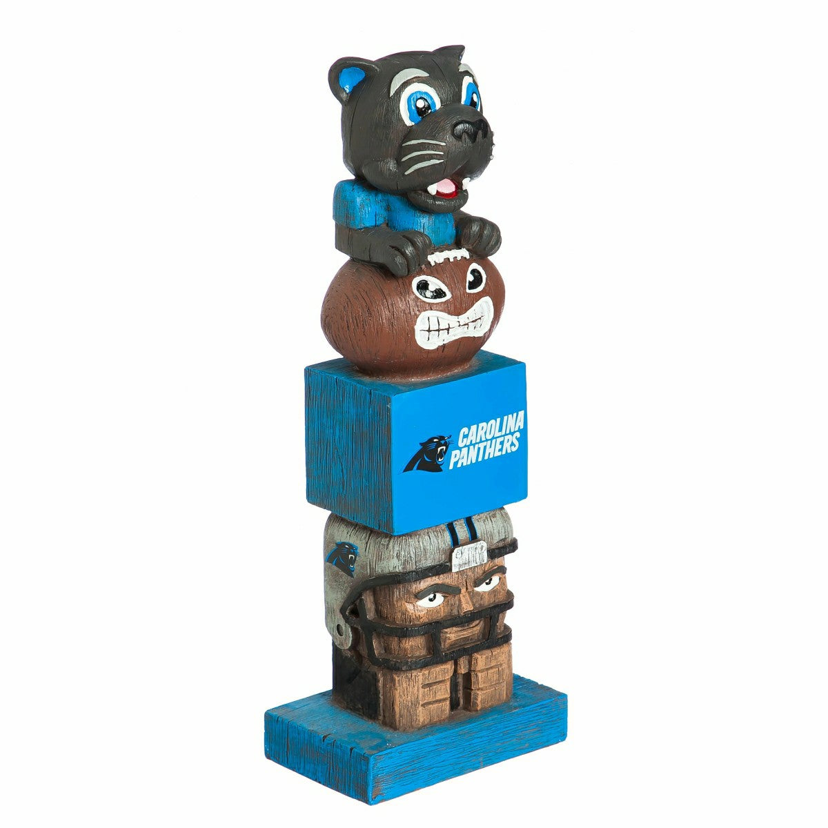 Carolina Panthers Tiki Team Totem Garden Statue