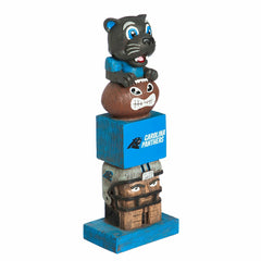 Carolina Panthers Tiki Team Totem Garden Statue