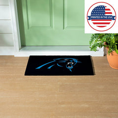 Full Color PVC Mat, 16" x 28", Carolina Panthers