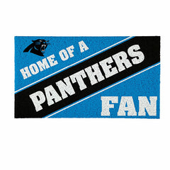 Carolina Panthers, PVC Mat COLOR, Home of a Fan