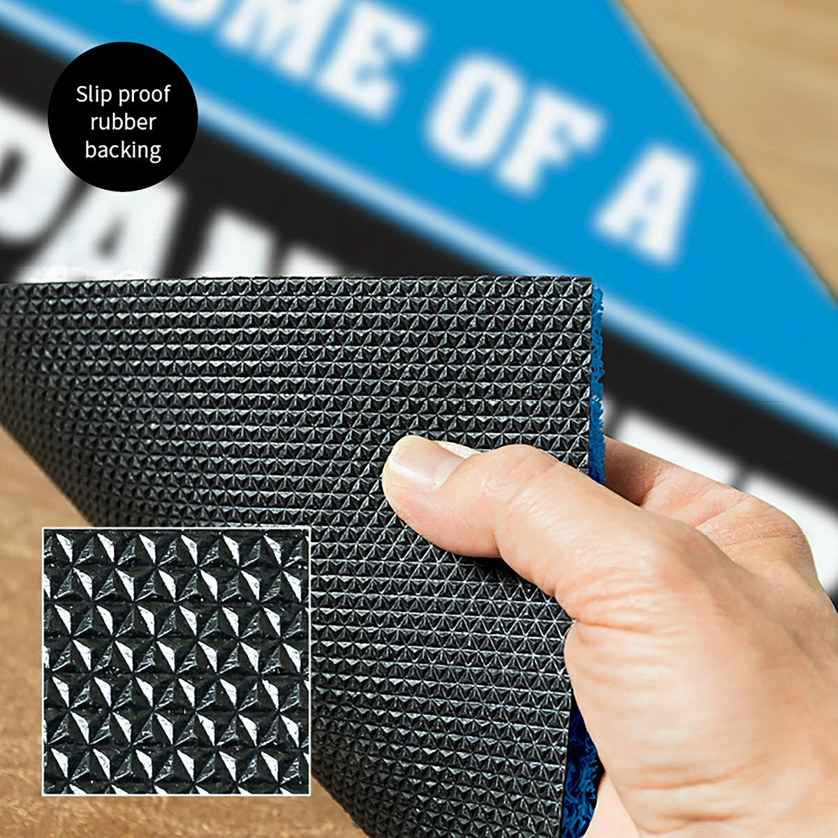 Carolina Panthers, PVC Mat COLOR, Home of a Fan