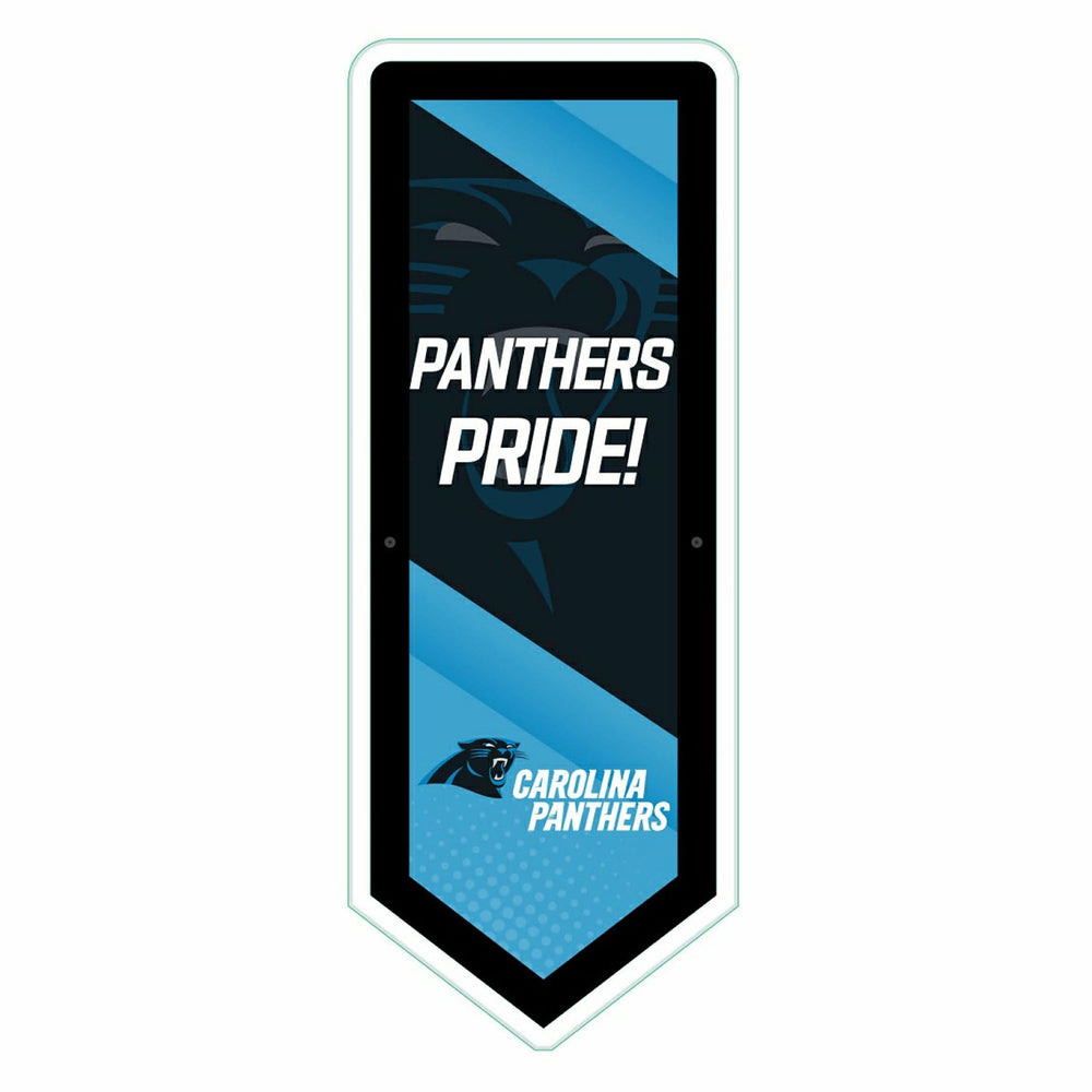 LED Wall Decor, Pennant, Carolina Panthers