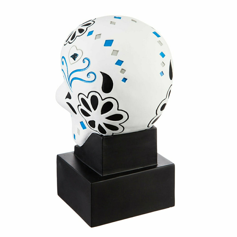 Carolina Panthers Sugar Skull Statue