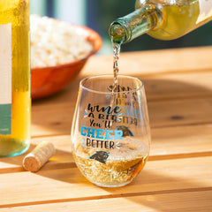 Carolina Panthers, 17oz Boxed Stemless Wine