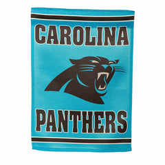 Embossed Suede Flag, GDN Size, Carolina Panthers