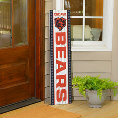 Chicago Bears 47" Double Sided Leaner, Christmas