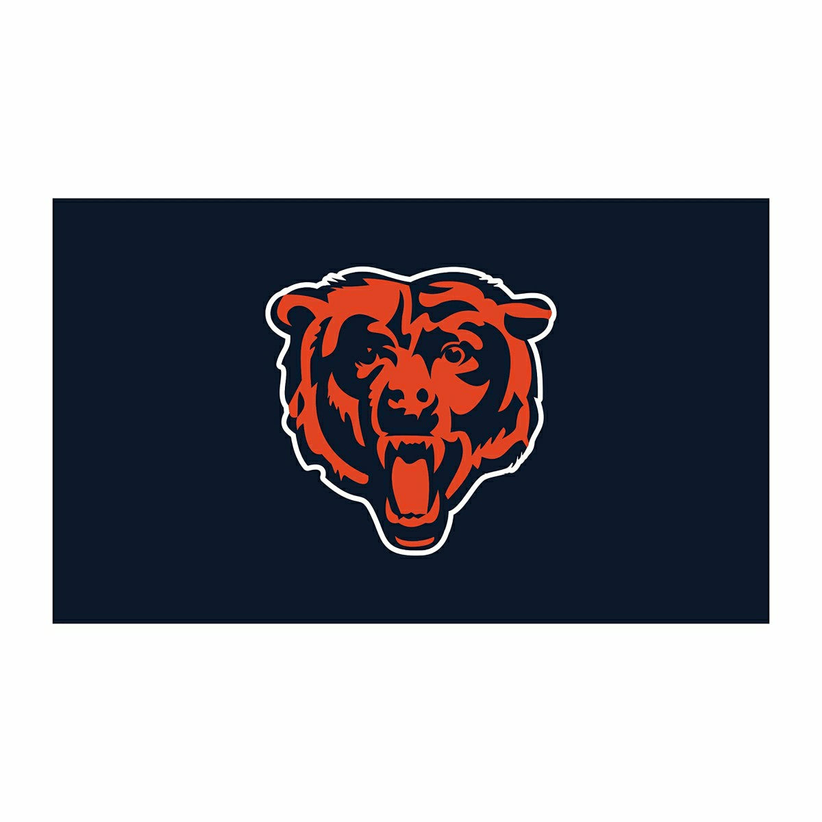 Full Color PVC Mat, 16" x 28", Chicago Bears