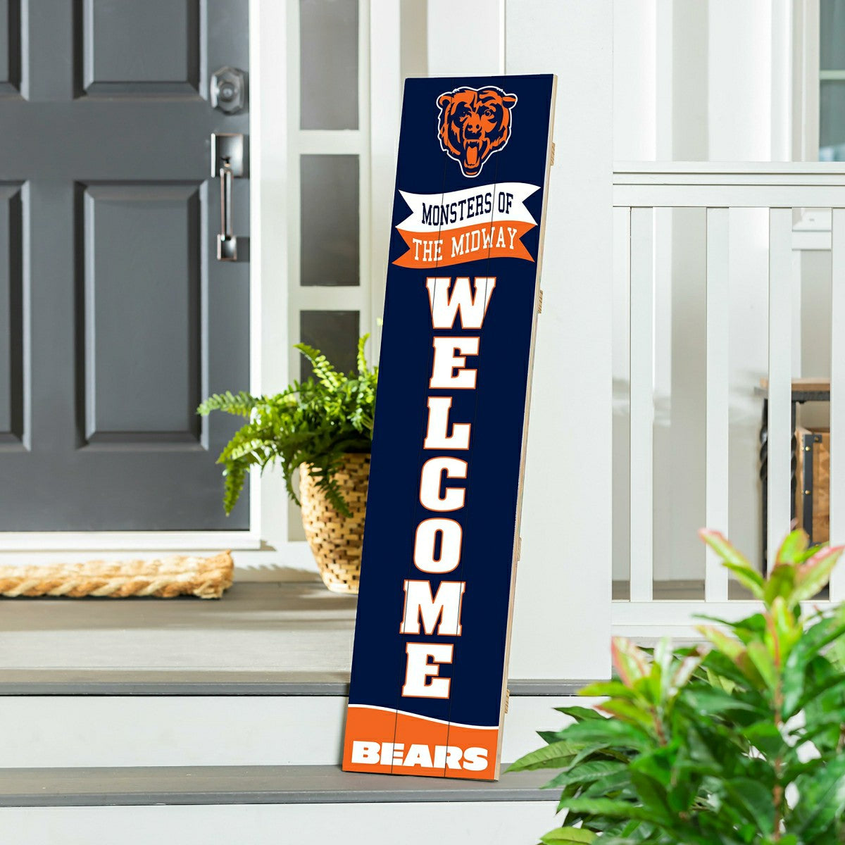 Chicago Bears Large Single Sided Leaner, 46"