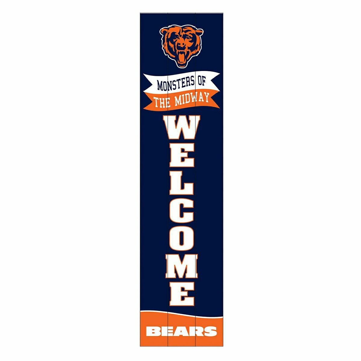 Chicago Bears Large Single Sided Leaner, 46"