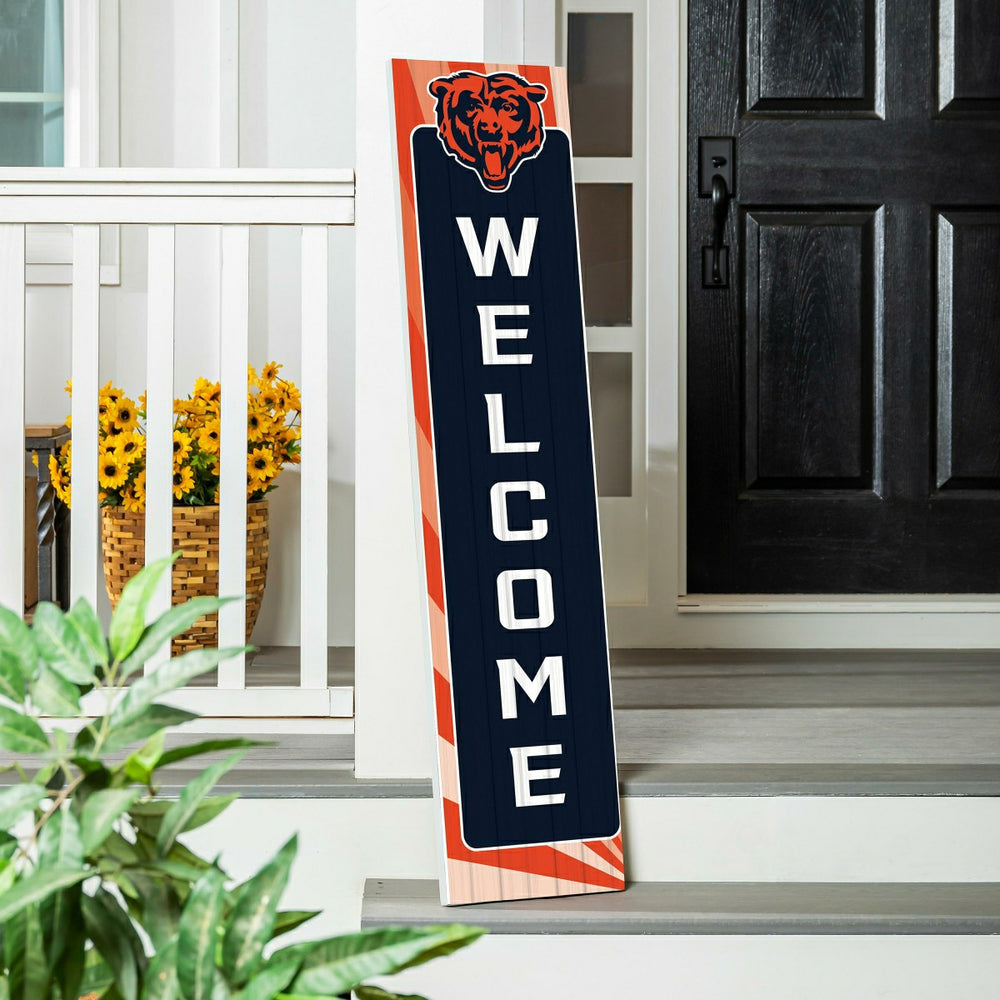 Chicago Bears Summer Seasonal Single Sided Large Leaner, 46"