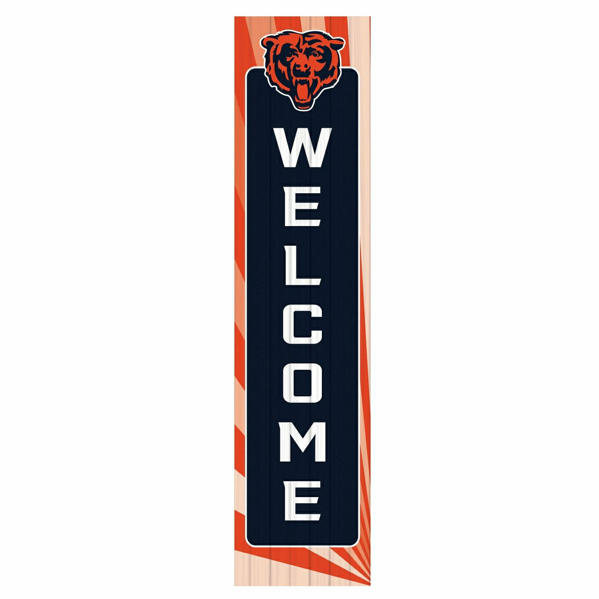 Chicago Bears Summer Seasonal Single Sided Large Leaner, 46"