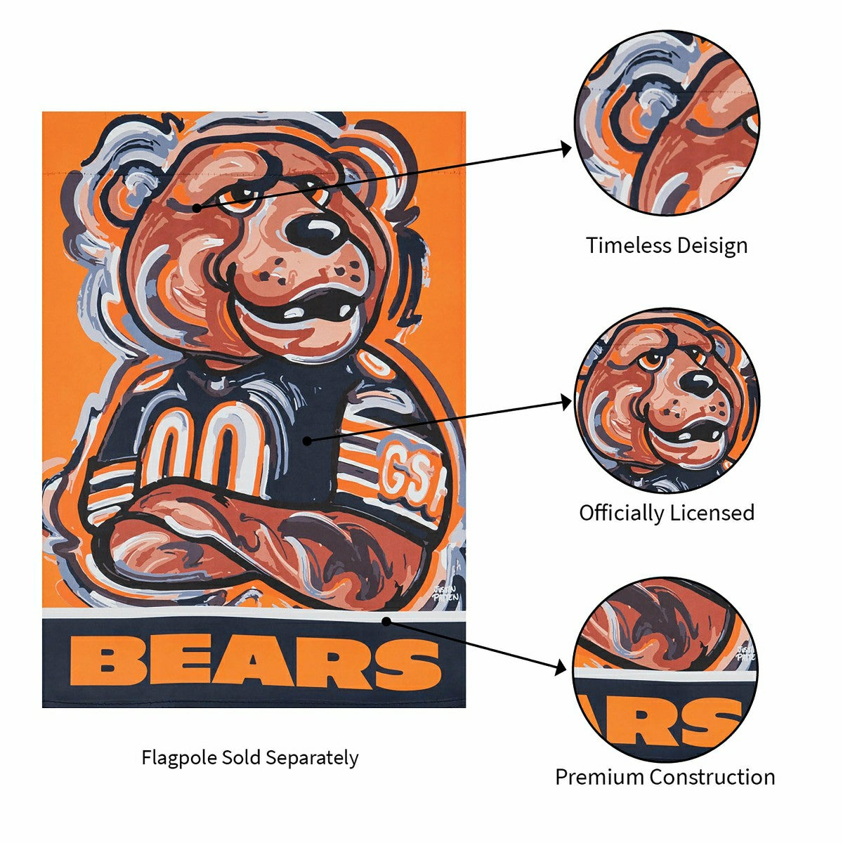 Chicago Bears, Suede GDN Justin Patten