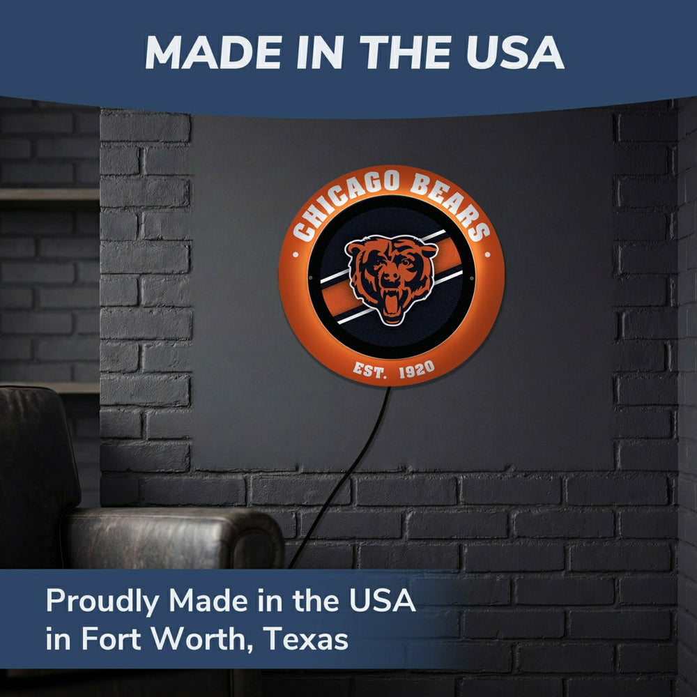 Chicago Bears, Metal Lite, Round