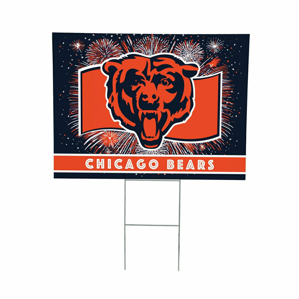 Chicago Bears Yard Sign, Patriotic