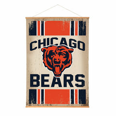 Chicago Bears, Canvas Wall Tapestry, Large, 54x36