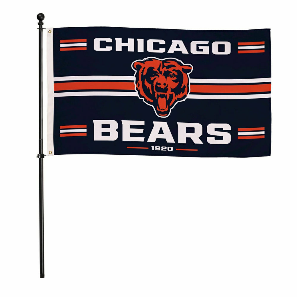 Chicago Bears Single Sided Estate Flag with 2 Grommets, 3'x5'