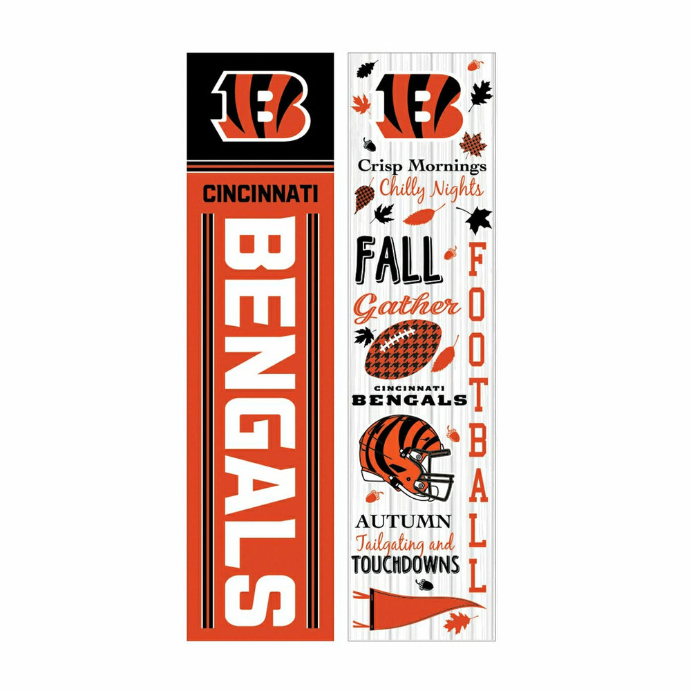 Cincinnati Bengals 46" Double Sided Leaner, Fall Seasonal