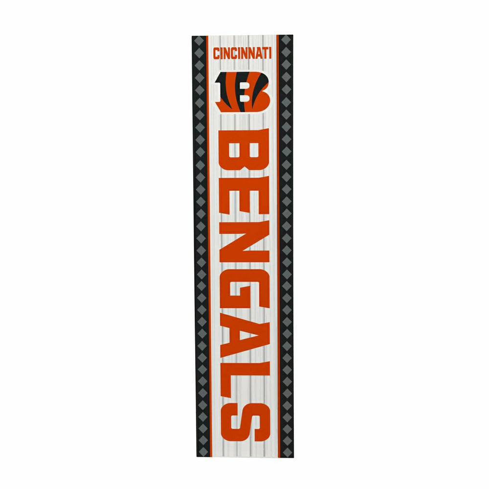 Cincinnati Bengals 47" Double Sided Leaner, Christmas
