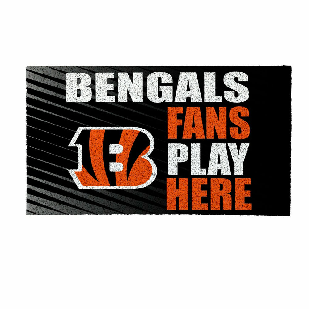 Cincinnati Bengals Fan Mat, 28"x16"