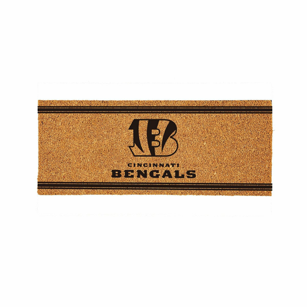 Cincinnati Bengals Extra Large One Color Coir Mat, 60"x24"