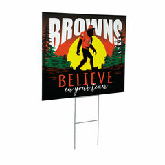 Cleveland Browns Yard Sign, Bigfoot
