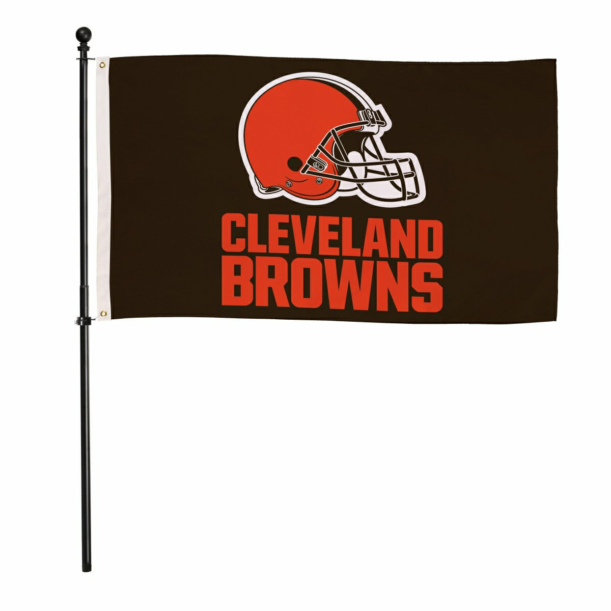 Cleveland Browns Single Sided Flag w/ 2 Grommets, 3'x5'