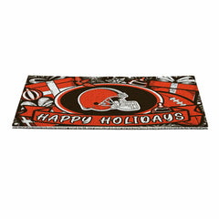 Cleveland Browns Holiday PVC Mat, 28"x16"