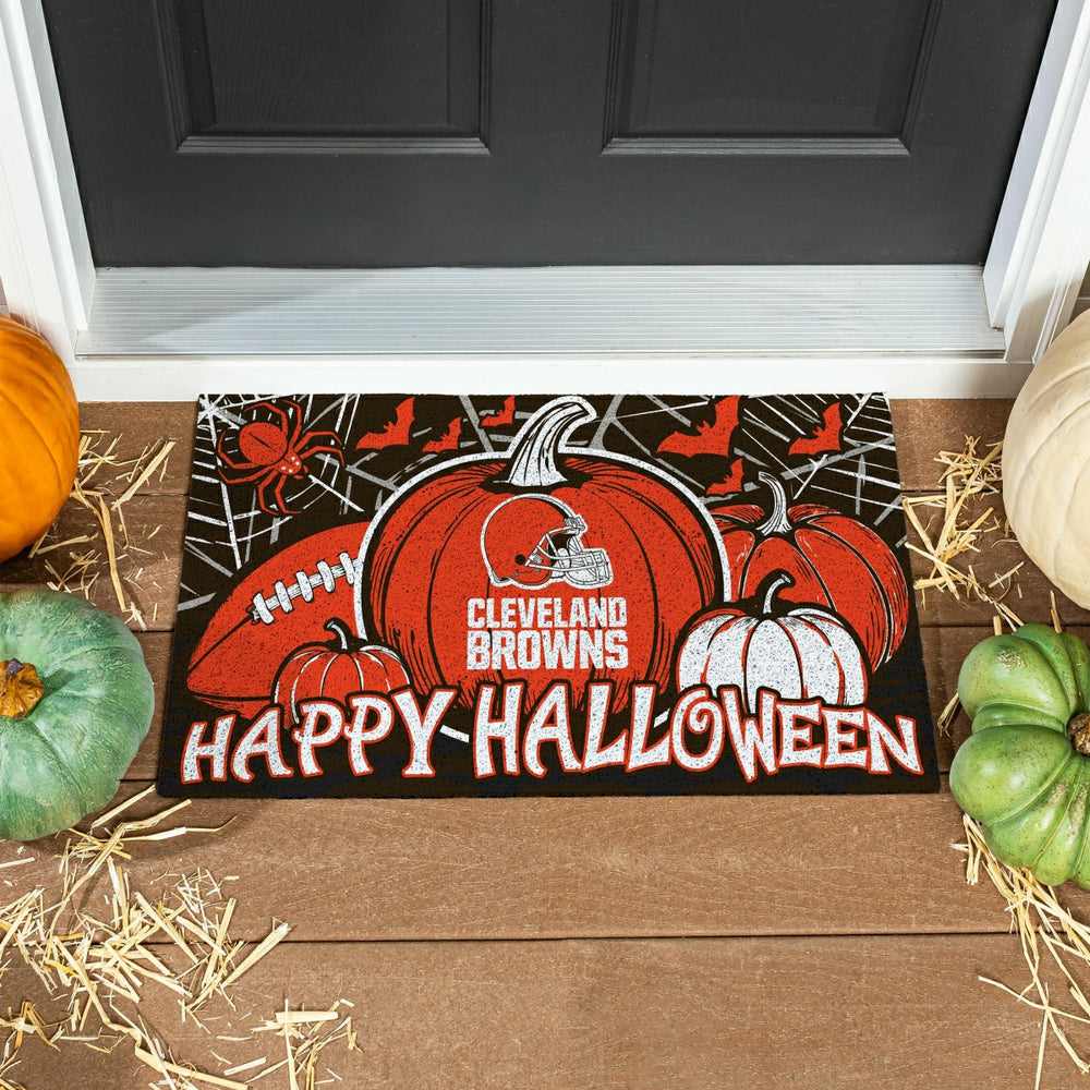 Cleveland Browns Halloween PVC Mat, 28"x16"