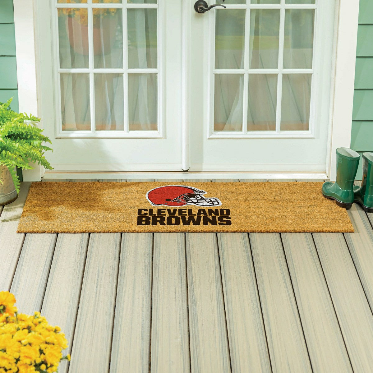 Cleveland Browns Extra Large Full Color Coir Mat, 60"x24"