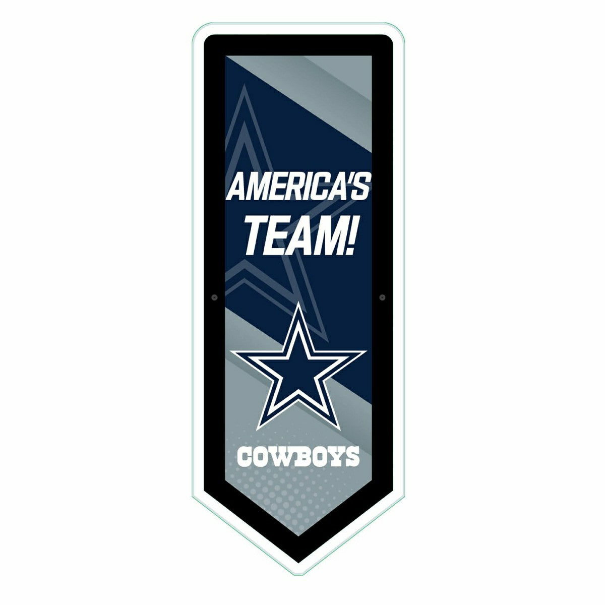 LED Wall Decor, Pennant, Dallas Cowboys