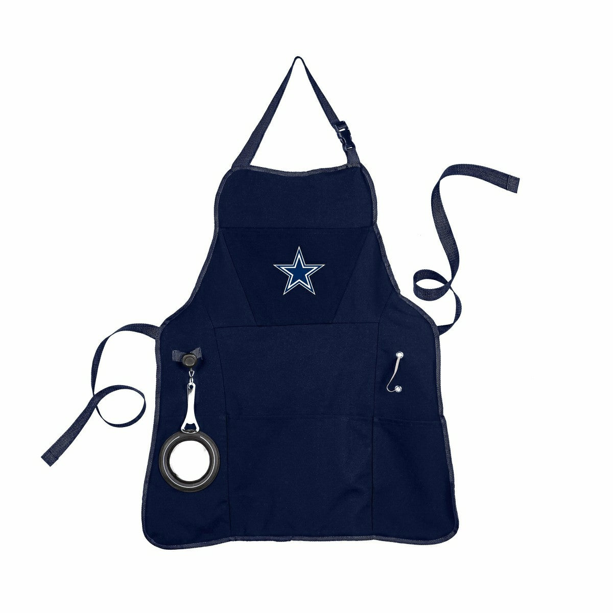 Deluxe Cotton Canvas NFL Team Pride Grilling/Cooking Apron, Dallas Cow