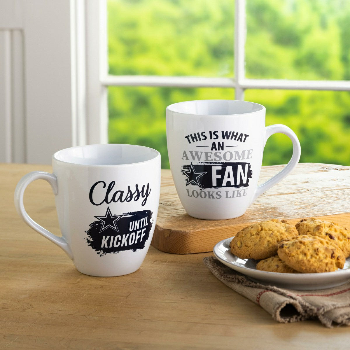 Dallas Cowboys, Ceramic Cup O'Java 17oz Gift Set