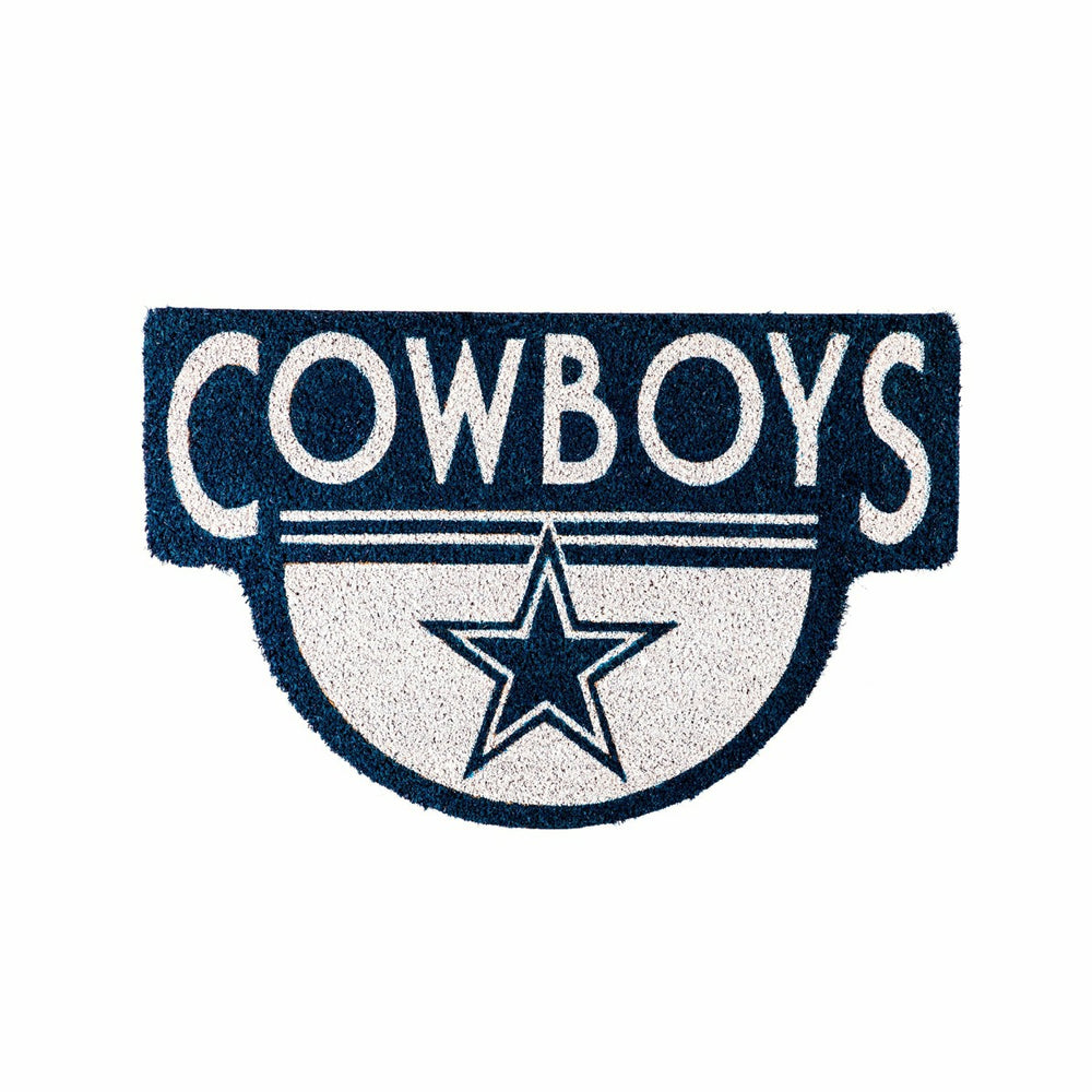 NFL Shaped Coir Door Mat, Cowboys