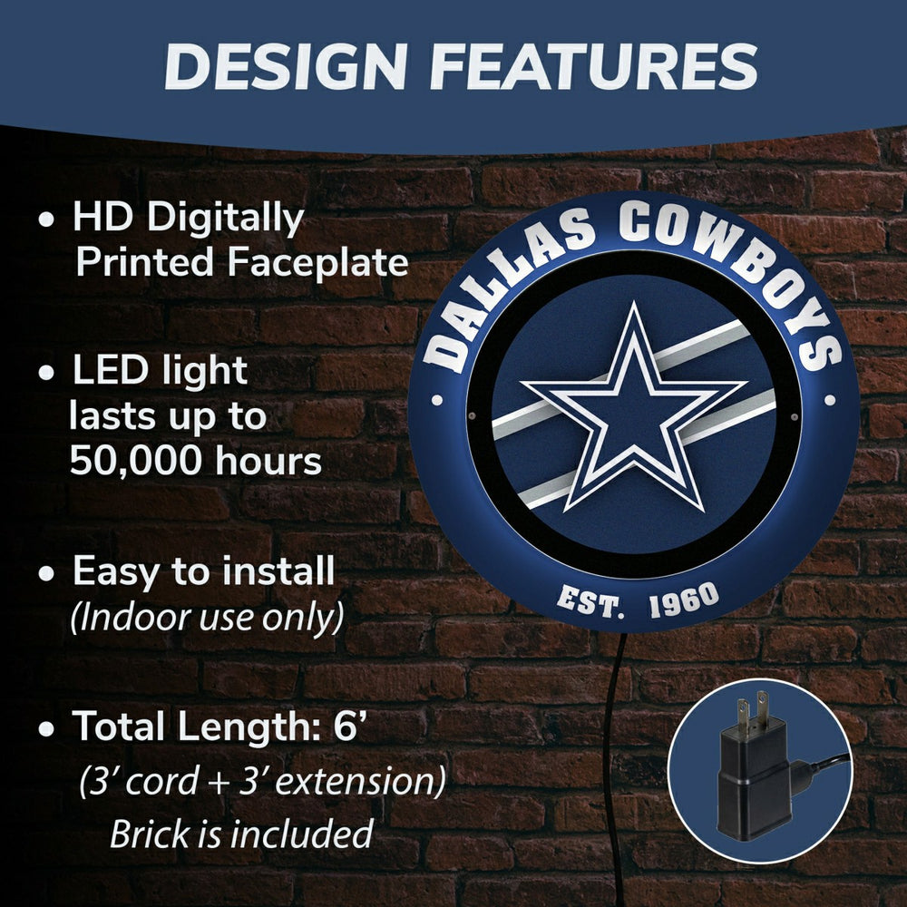 Dallas Cowboys, Metal Lite, Round