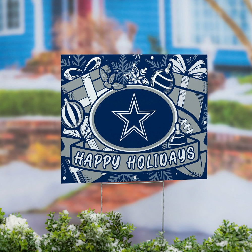 Dallas Cowboys Yard Sign, Holiday