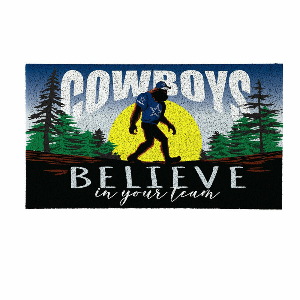 Dallas Cowboys Bigfoot PVC Mat, 28"x16"