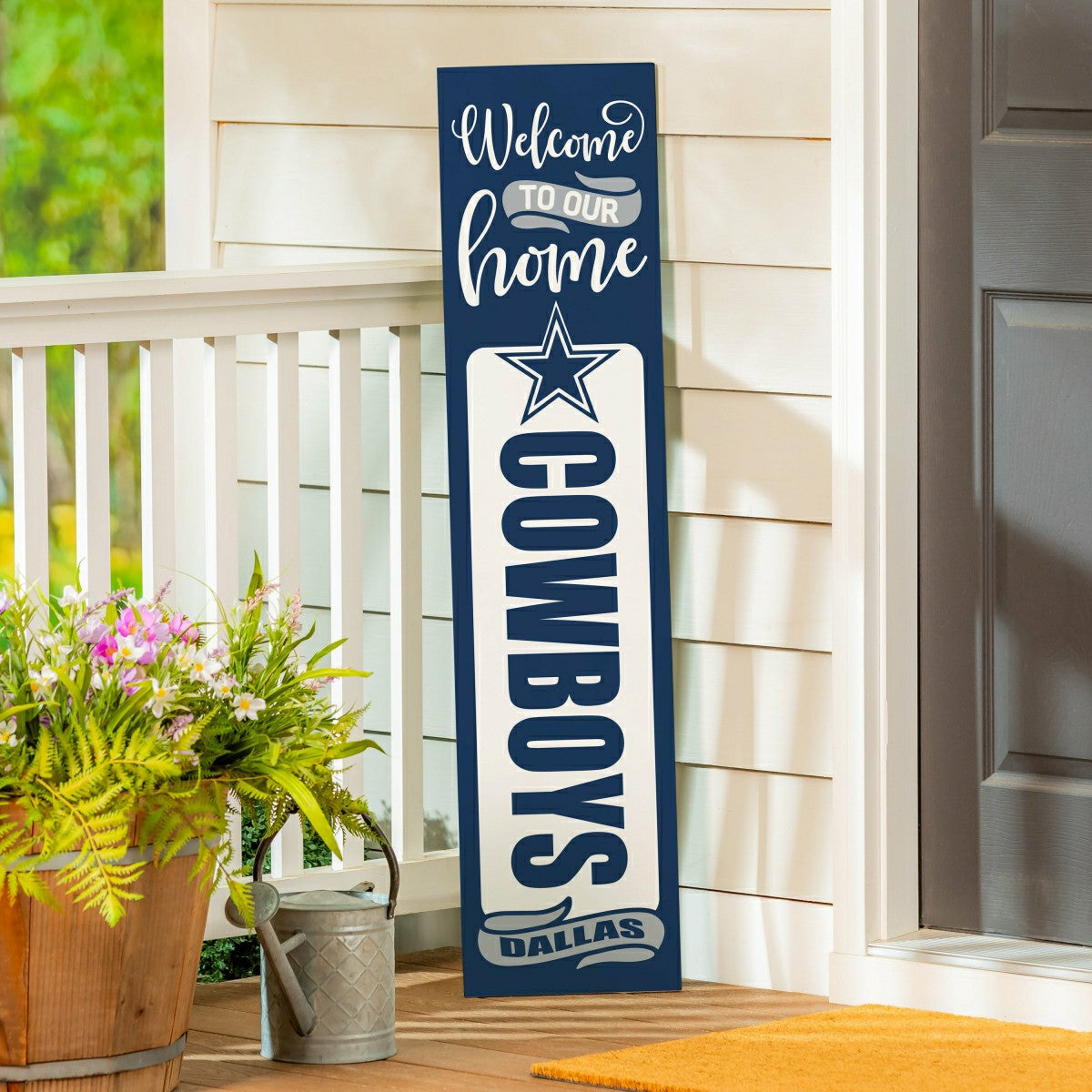 Dallas Cowboys 47" Double Sided Leaner, Halloween