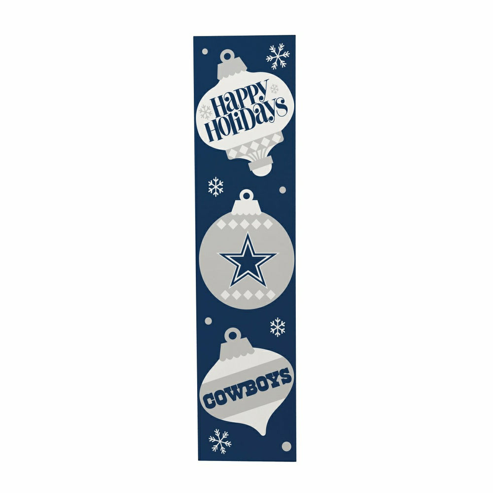 Dallas Cowboys 47" Double Sided Leaner, Christmas