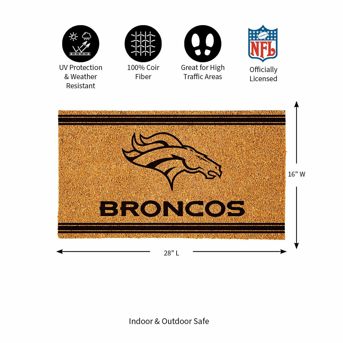 Denver Broncos, Coir Mat 1C