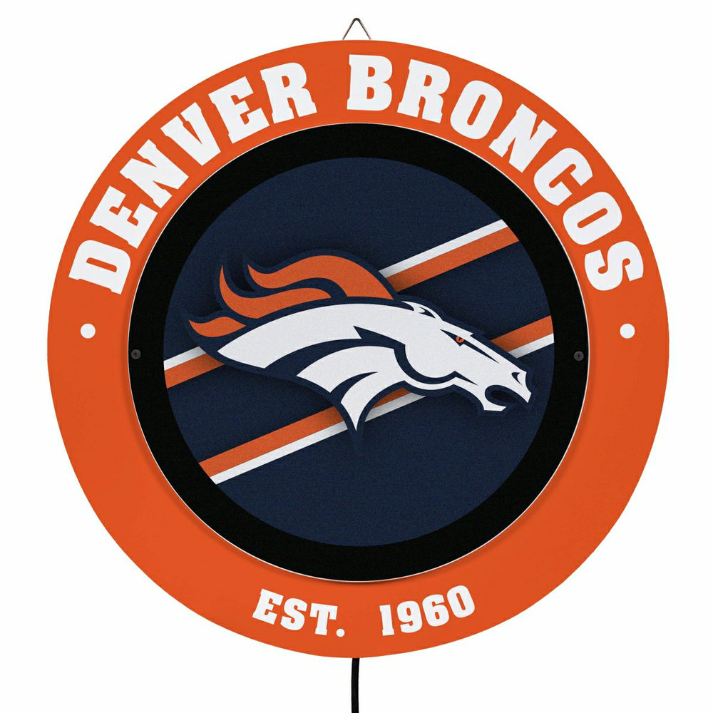 Denver Broncos, Metal Lite, Round