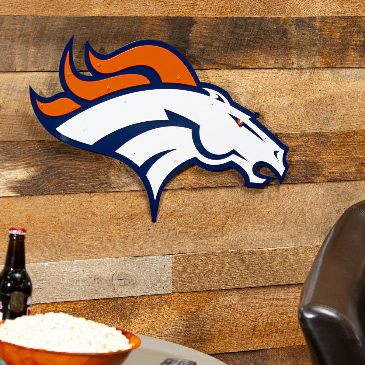 Denver Broncos Premier Metal Wall Art