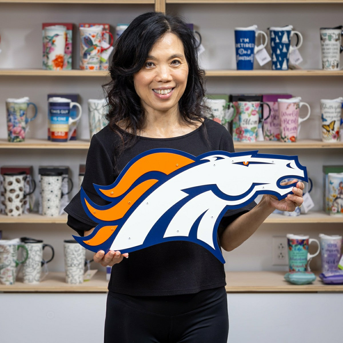 Denver Broncos Premier Metal Wall Art