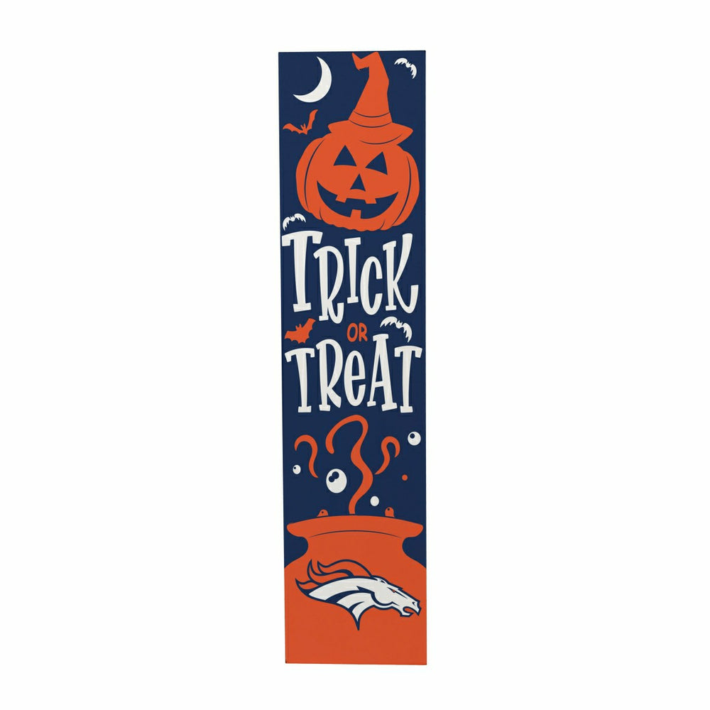 Denver Broncos 47" Double Sided Leaner, Halloween