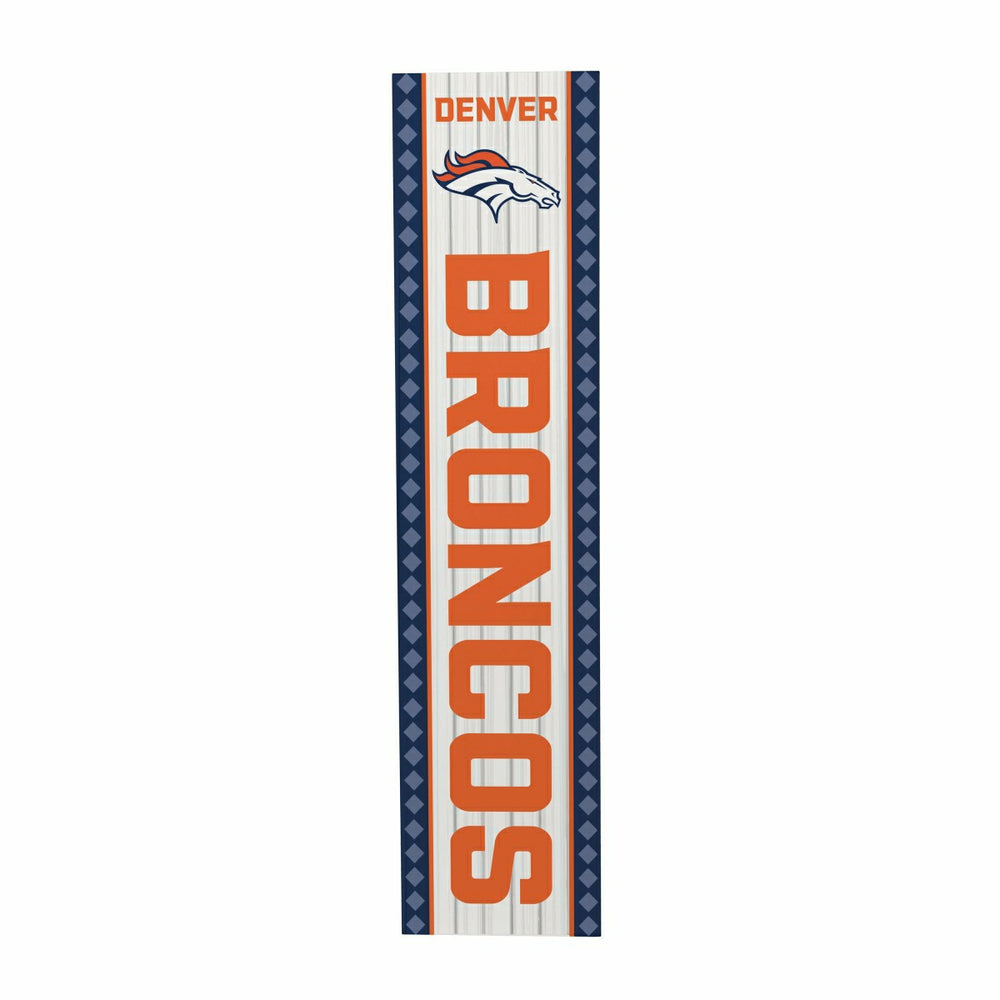 Denver Broncos 47" Double Sided Leaner, Christmas