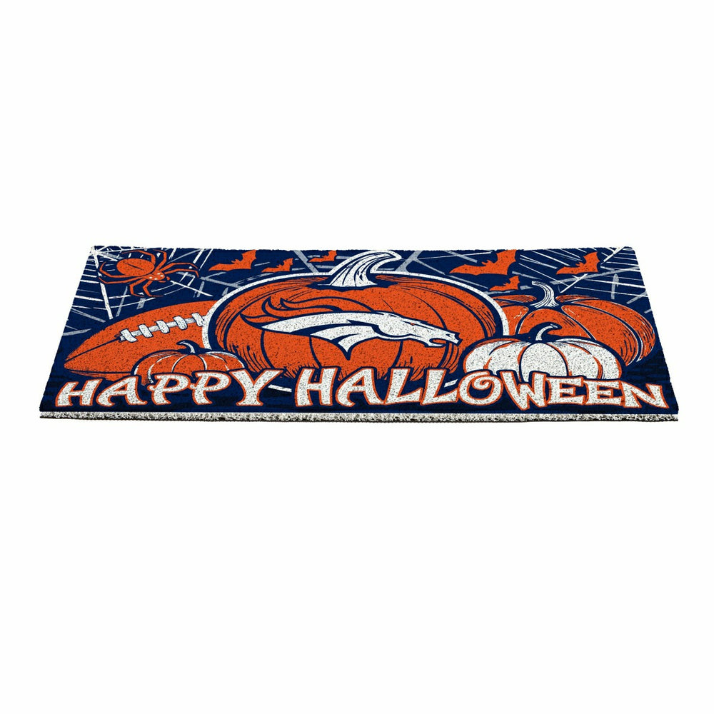 Denver Broncos Halloween PVC Mat, 28"x16"
