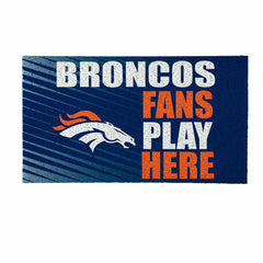 Denver Broncos Fan Mat, 28"x16"