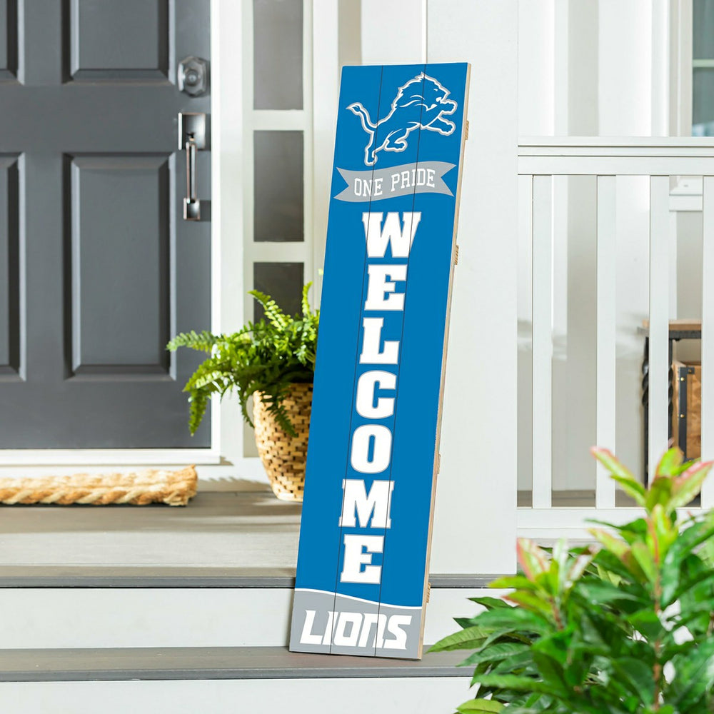 Detroit Lions Large Single Sided Leaner, 46"