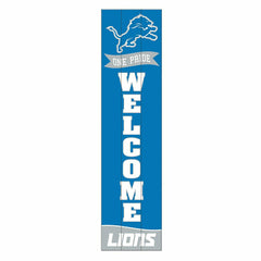Detroit Lions Large Single Sided Leaner, 46"
