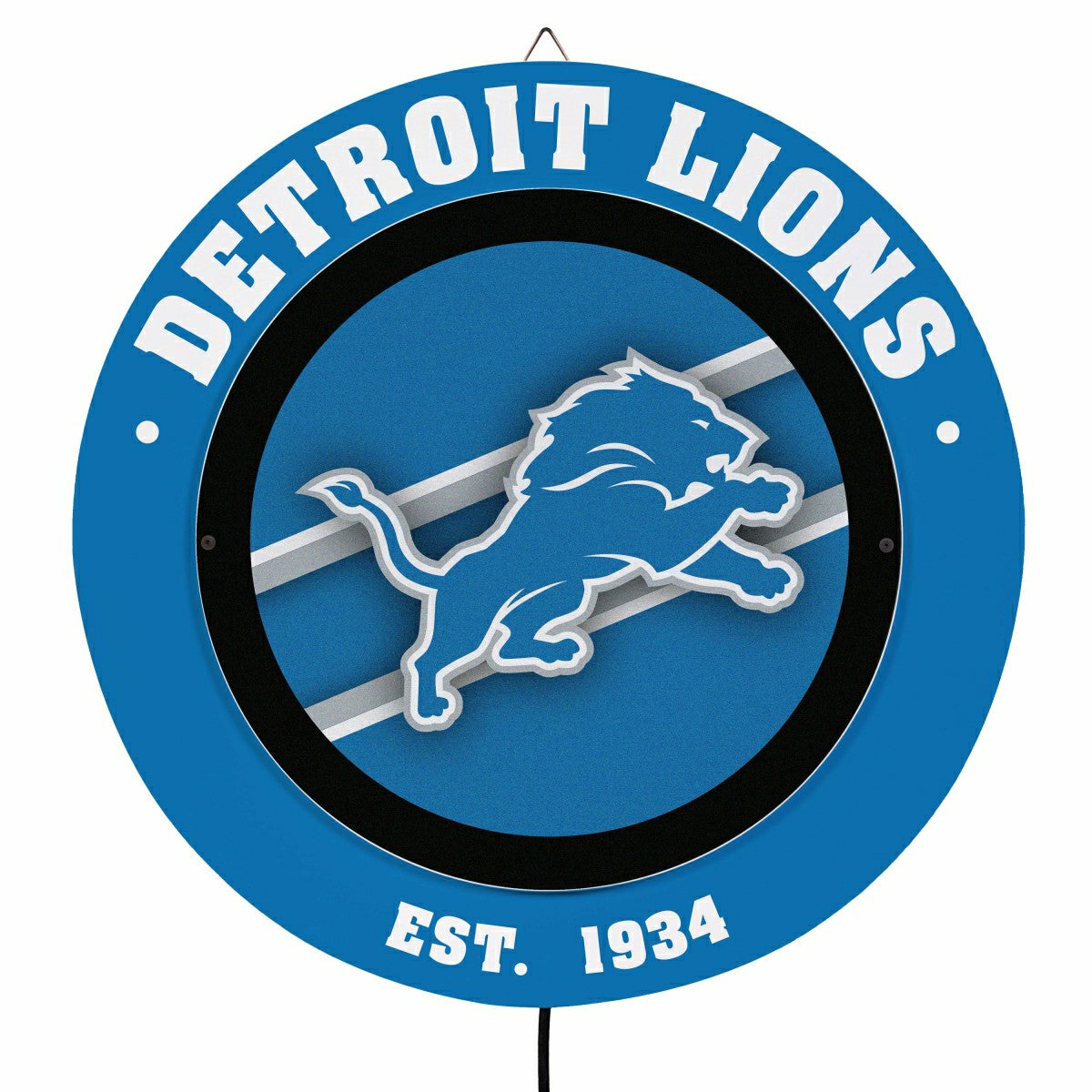 Detroit Lions, Metal Lite, Round